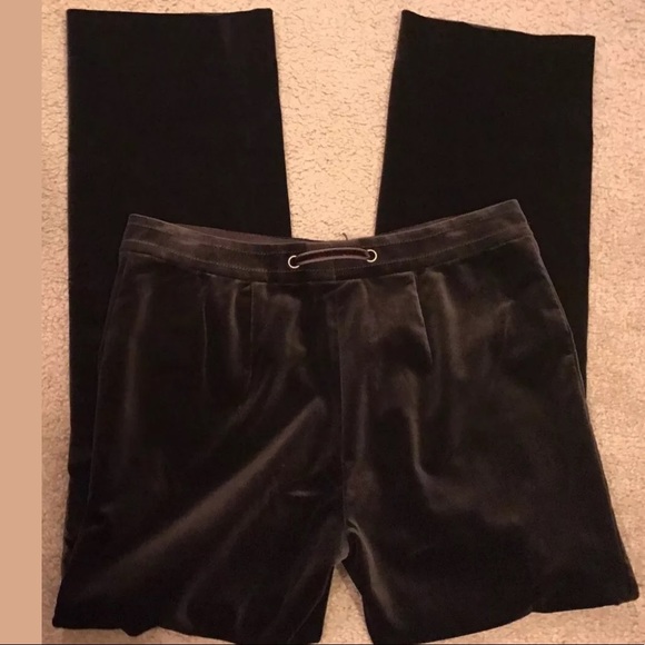 PER SE Brown Velvet Bow Tie Dress Pants trousers - Picture 3 of 5